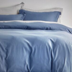Bedsure Elegant Slate Blue Duvet Cover